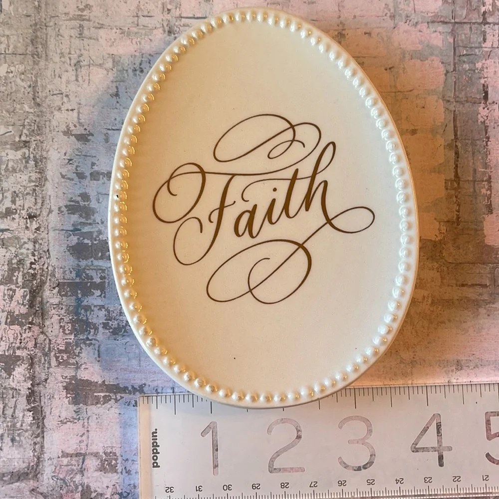 Two’s Company Faith Trinket Tray